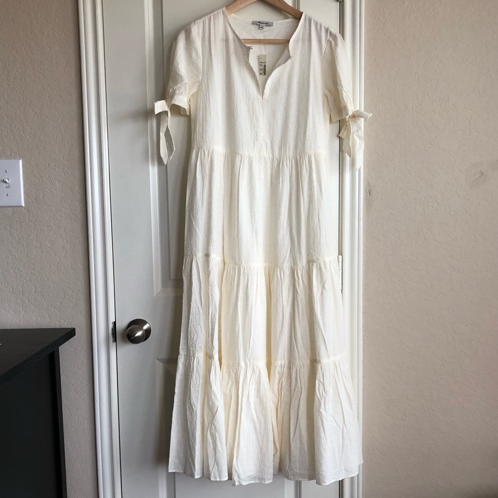 Madewell Cream Midi Dress